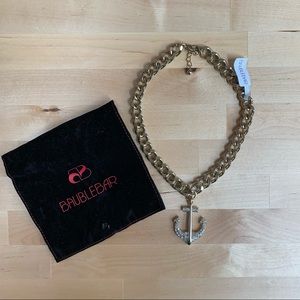 BaubleBar Anchor Chain Necklace